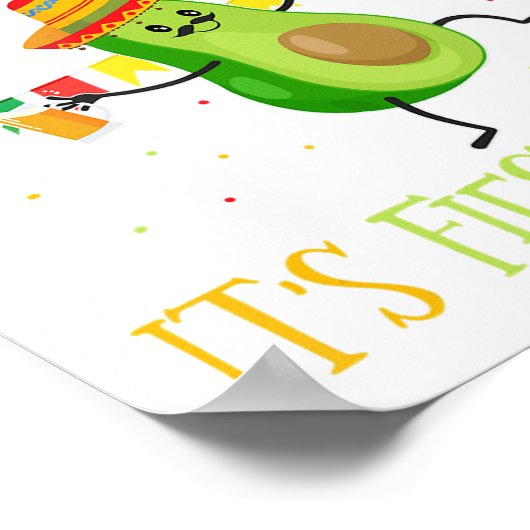 Cinco de Mayo - Heiliger Guacamole, mexikanische F Poster (Ecke)