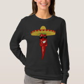 Cinco de mayo hot chilli pepper Cinco de mayo Fies T-Shirt (Vorderseite)
