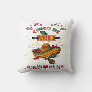 Cinco De Mayo Illustration, 2/2 Kissen