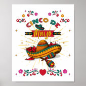 Cinco De Mayo Illustration, 2/2 Poster (Vorne)