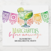 Cinco De Mayo Junggeselinnen-Abschied Alkoholflaschenetikett (Einzelnes Label)