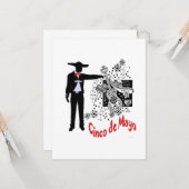 Cinco De Mayo Karte (Vorderseite/Rückseite Beispiel)