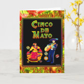 Cinco De Mayo Karte (Gelbe Blume)