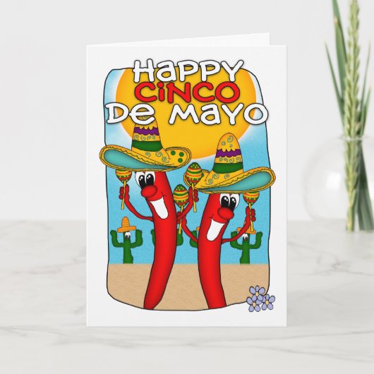 Cinco De Mayo Karte (Vorderseite)