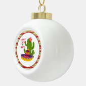 Cinco de mayo keramik Kugel-Ornament (Rechts)