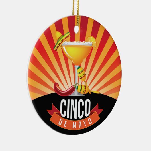 Cinco de Mayo Keramik Ornament (Rechts)