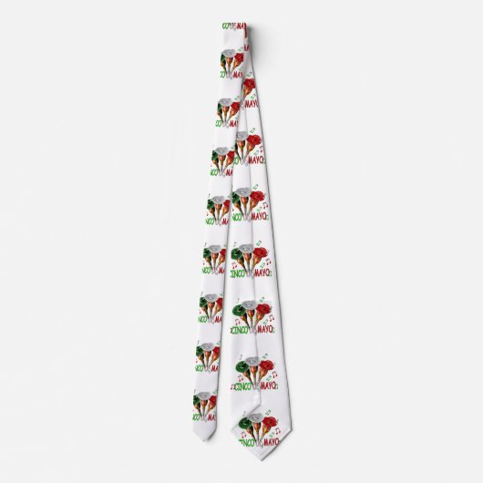 Cinco De Mayo Krawatte (Rückseite)