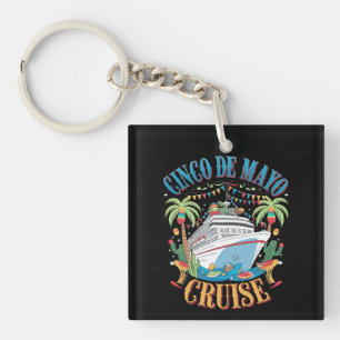 Cinco De Mayo Kreuzfahrt Mexiko Mexikanisches Schi Schlüsselanhänger