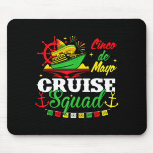 Cinco De Mayo Kreuzfahrt-Team Familien-Matching Me Mousepad