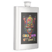 Cinco De Mayo Lächeln Flachmann (Rechts)