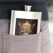 Cinco De Mayo Lächeln Flachmann (Beispiel)