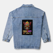 Cinco De Mayo Lächeln Jeansjacke (Rückseite)