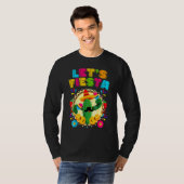 Cinco De Mayo Lasse Fiesta Cactus Sombrero Hat T-Shirt (Vorne ganz)