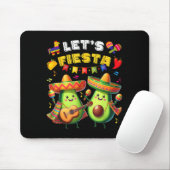 Cinco De Mayo Lasst Fiesta Poncho Avocado Jungen M Mousepad (Mit Mouse)