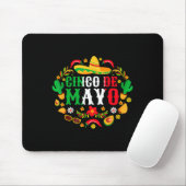 Cinco De Mayo Lasst Fiesta Squad 5 De Mayo Mexikan Mousepad (Mit Mouse)