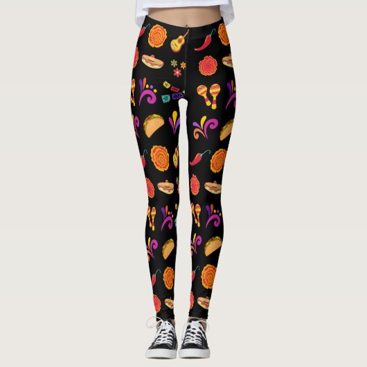 Cinco de Mayo  Leggings (Vorderseite)