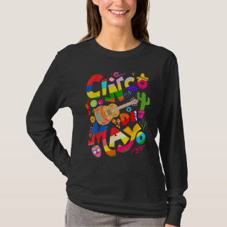 Cinco De Mayo Lets Fiesta Squad 5 De Mayo Mexican  T-Shirt