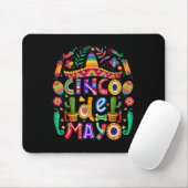 Cinco de Mayo Lets Fiesta Squad 5 Mousepad (Mit Mouse)