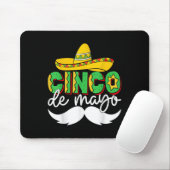Cinco de Mayo Lets Fiesta Squad 5 Mousepad (Mit Mouse)