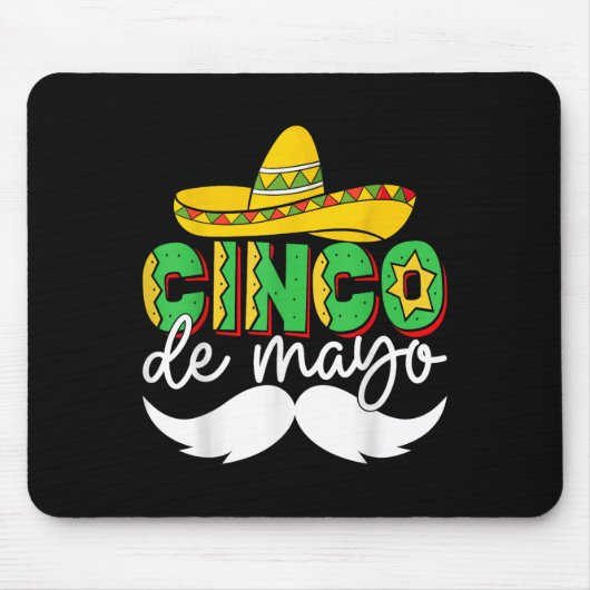 Cinco de Mayo Lets Fiesta Squad 5 Mousepad (Vorne)