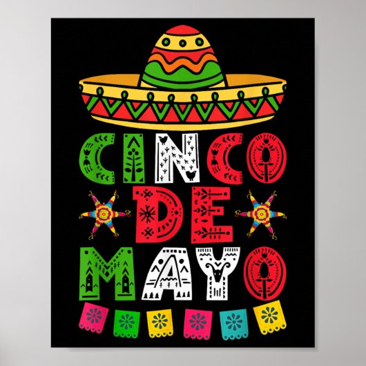 Cinco de Mayo Lets Fiesta Squad 5 Poster (Vorne)