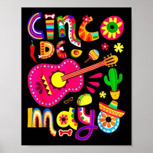 Cinco de Mayo Lets Fiesta Squad 5 Poster