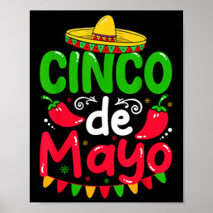 Cinco de Mayo Lets Fiesta Squad 5 Poster