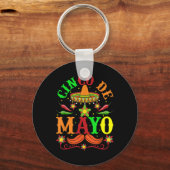 Cinco de Mayo Lets Fiesta Squad 5 Schlüsselanhänger (Vorderseite)