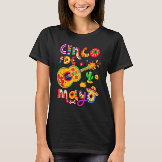 Cinco de Mayo Lets Fiesta Squad 5 T-Shirt (Vorderseite)