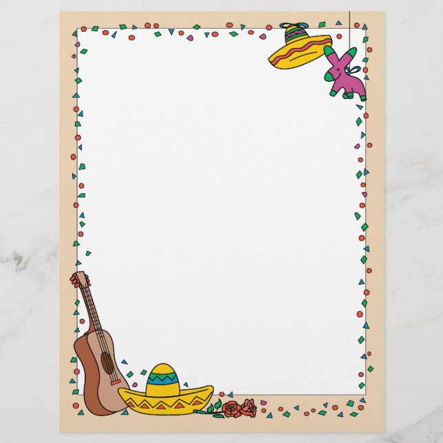 Cinco De Mayo Letterhead (Vorderseite)