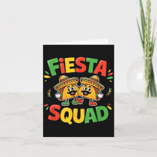 Cinco de Mayo lustige Fiesta-Squad-Party für Männe Karte