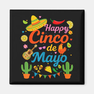 Cinco de Mayo lustige mexikanische Fiesta-Party 5  Magnet