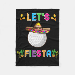 Cinco De Mayo Lustiger Golf Byll Lass uns Fiesta f Fleecedecke