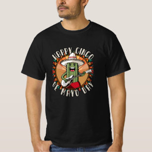 Cinco De Mayo Lustiger Mexikanischer Kaktus spielt T-Shirt