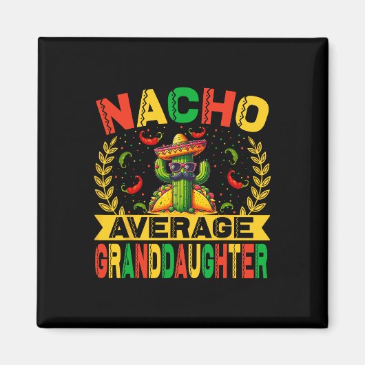 Cinco De Mayo Lustiger Nacho Durchschnittliche Enk Magnet (Vorne)
