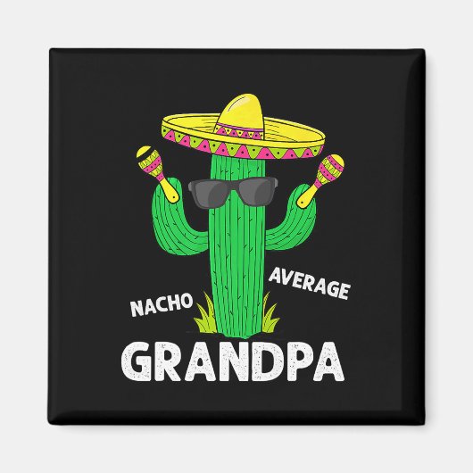 Cinco De Mayo Lustiger Nacho Durchschnittlicher Op Magnet (Vorne)