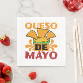Cinco de Mayo Lustiger Queso-Wortwitz Serviette (Beispiel)