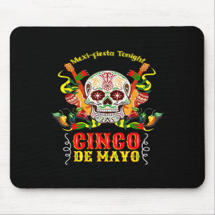 Cinco de mayo lustiger Zuckerschädel Feiertag Part Mousepad