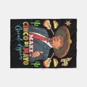 Cinco De Mayo Machen Cinco De Mayo wieder groß Don Fleecedecke (Vorderseite (Horizontal))