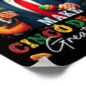 Cinco De Mayo Machen Sie Cinco De Mayo wieder groß Poster (Ecke)