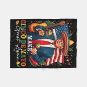 Cinco De Mayo Macht Cinco De Mayo wieder groß Dona Fleecedecke (Vorderseite (Horizontal))