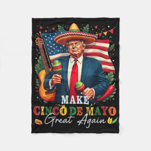 Cinco De Mayo Macht Cinco De Mayo wieder groß Dona Fleecedecke (Vorderseite)
