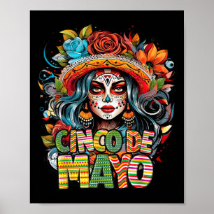 Cinco De Mayo Mädchen 2025 Mexikanische Fiesta 5 D Poster