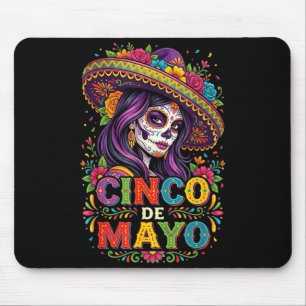 Cinco de mayo Mädchen mexikanische Fiesta 5 de may Mousepad