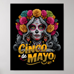 Cinco De Mayo Mädchen Mexikanische Fiesta 5 De May Poster