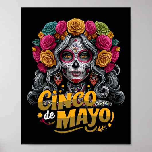 Cinco De Mayo Mädchen Mexikanische Fiesta 5 De May Poster (Vorne)