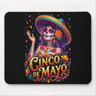 Cinco de mayo Mädchen mexikanische Fiesta 5. Mai C Mousepad