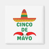 Cinco De Mayo Magnet (Vorne)