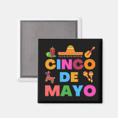 Cinco De Mayo Magnet (Vorderseite/Rückseite)