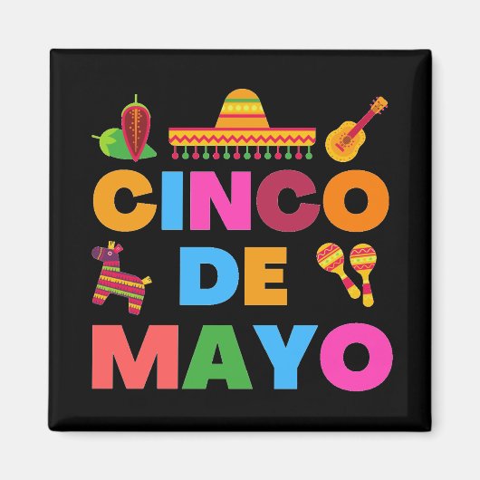 Cinco De Mayo Magnet (Vorne)
